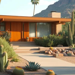 Desert Dwelling with Cacti Charm
