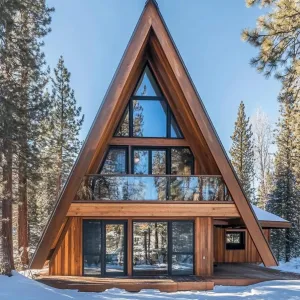 A-Frame Escape in Snowy Paradise