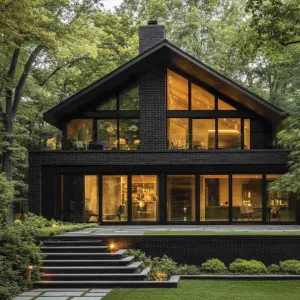 Midnight Oasis: A Brick Symphony