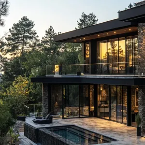 Glass Haven in the Woods