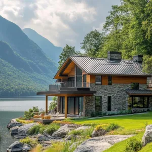 Chic Hideaway Overlooking Mountain Reflections