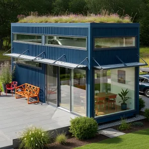 Container Retreat With A View