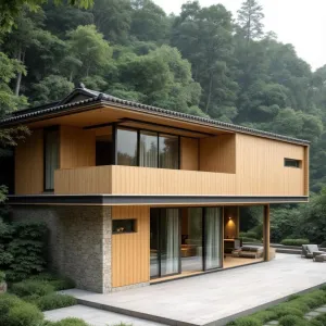 Bamboo Harmony: The Forest Lodge