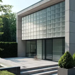 Glass Block Glitz: The Modern Gem
