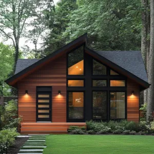 A-Frame Marvel Amidst the Trees