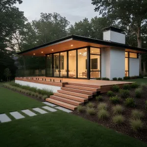 Hemlock Edge Glass Porch House