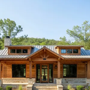 Warm Wooded Wonderland with a View