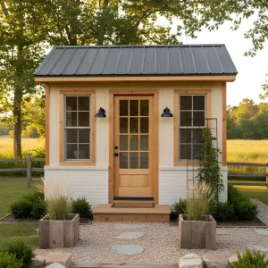 Warm Maple Trim Meadow Studio