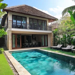 Lush Lagoon: The Palm Retreat
