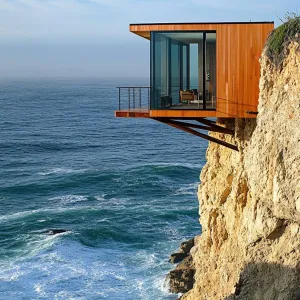 Cantilevered Structure With Minimalist Lines