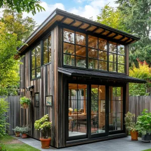 Tiny Architectural Marvel with a Rustic Twist