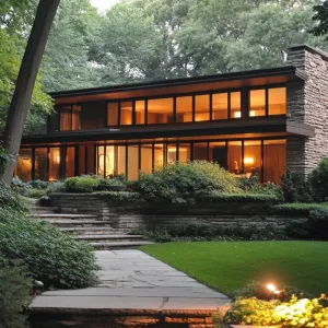 Mid Century Majesty Among the Leaves