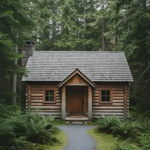 A Log Lover’s Hideout in the Treetops