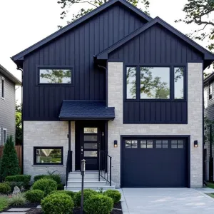 Modern Charcoal Charm: The Shadowed Sanctuary