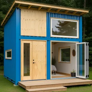Brilliant Blue Box Abode