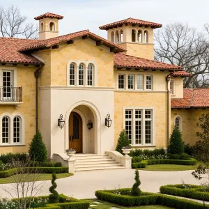 Tuscan Splendor with Terracotta Towers