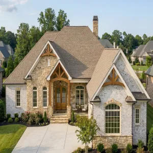 Crafted Stone Gables With Timber Touches