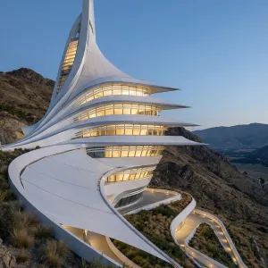 Mountain Crest Spiraling Beacon