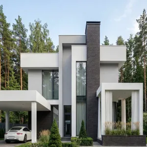 Forest Framed Geometric Haven