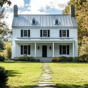 A Whimsical White Wonder in the Countryside