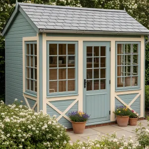 Potting Paradise: The Bloomin’ Blue Bungalow