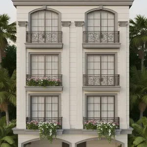 Neoclassical Urban Villa Facade