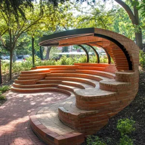 Brick by Brick: Curved Comfort Nest