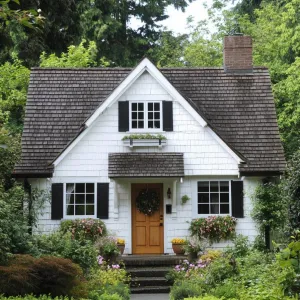 Cottage Escape with Leafy Splendor