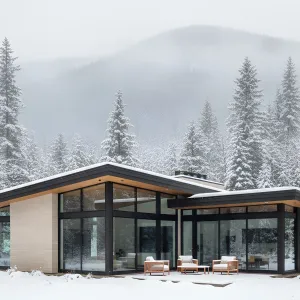 Winter Wonderland: A Chic Modern Retreat