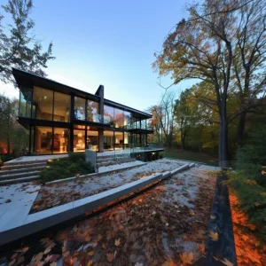 Multi-story Glass Atrium