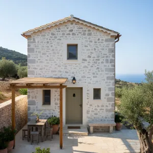 Rustic Aegean Stone Cottage