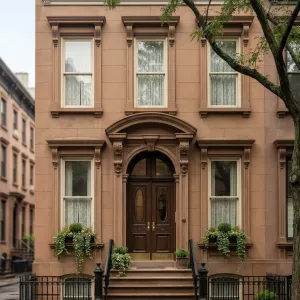 Terracotta Stoopfront Brownstone Daydream