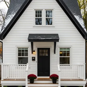 A-Frame Delight in Snowy White