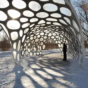Snowy Dome of Dots