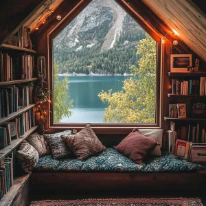 Nook with a View: Turning Pages by the Peaks