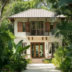 Tropical Manor with Leafy Appeal