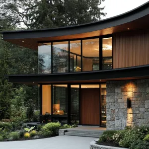 Curved Chic in a Secluded Glade
