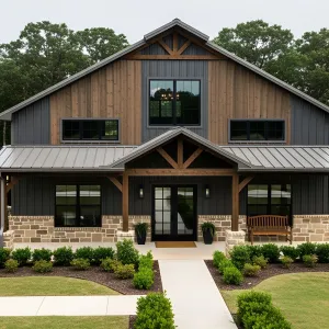 Rustic Meets Modern: A Barndo in the Hills