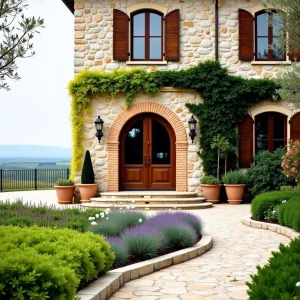 Tuscan Tapestry of Vines and Views