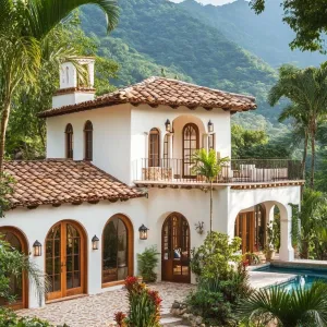 Charming Terrace Escape Among Lush Mountains