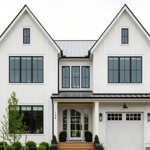 Monochrome Mansion with a Modern Twist