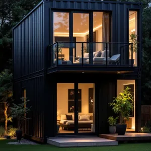 Metallic Mirage: Eco Chic Abode