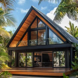 A-Frame Oasis Amidst Palms