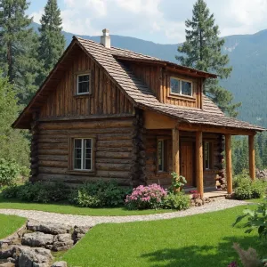 Idyllic Log Cabin Groove