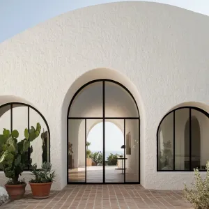 Arched Elegance: The Sunkissed Sanctuary