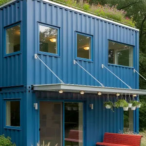 Blooming Boxes: Garden-Topped Steel Haven
