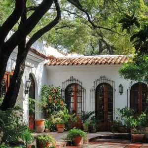 Verdant Hideaway with Terracotta Charm