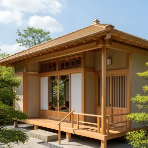 Step Into the Tranquil Threshold: A Japanese Porch Haven