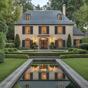 Splendid Chateau by the Reflective Pool