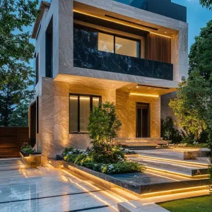 Modern Marvel: The Lighted Luxury Abode